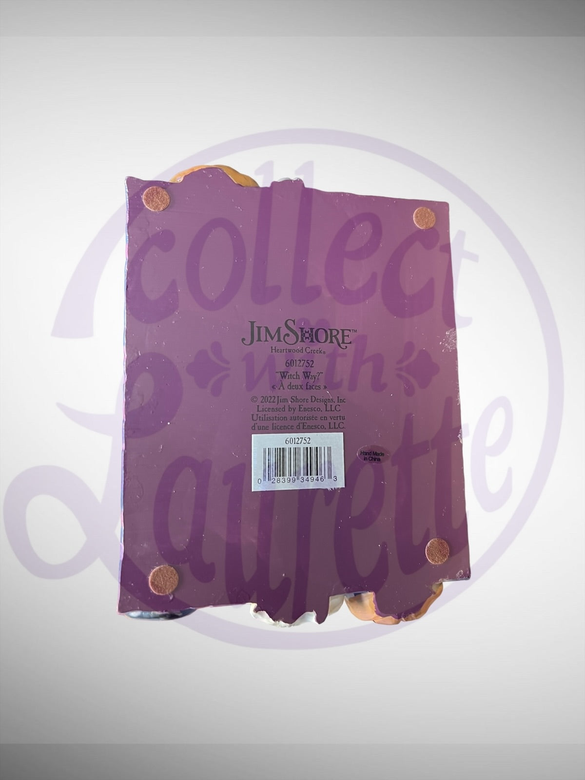 Jim Shore Heartwood Creek - Witch Way? 2 sided Witch Halloween Figurine